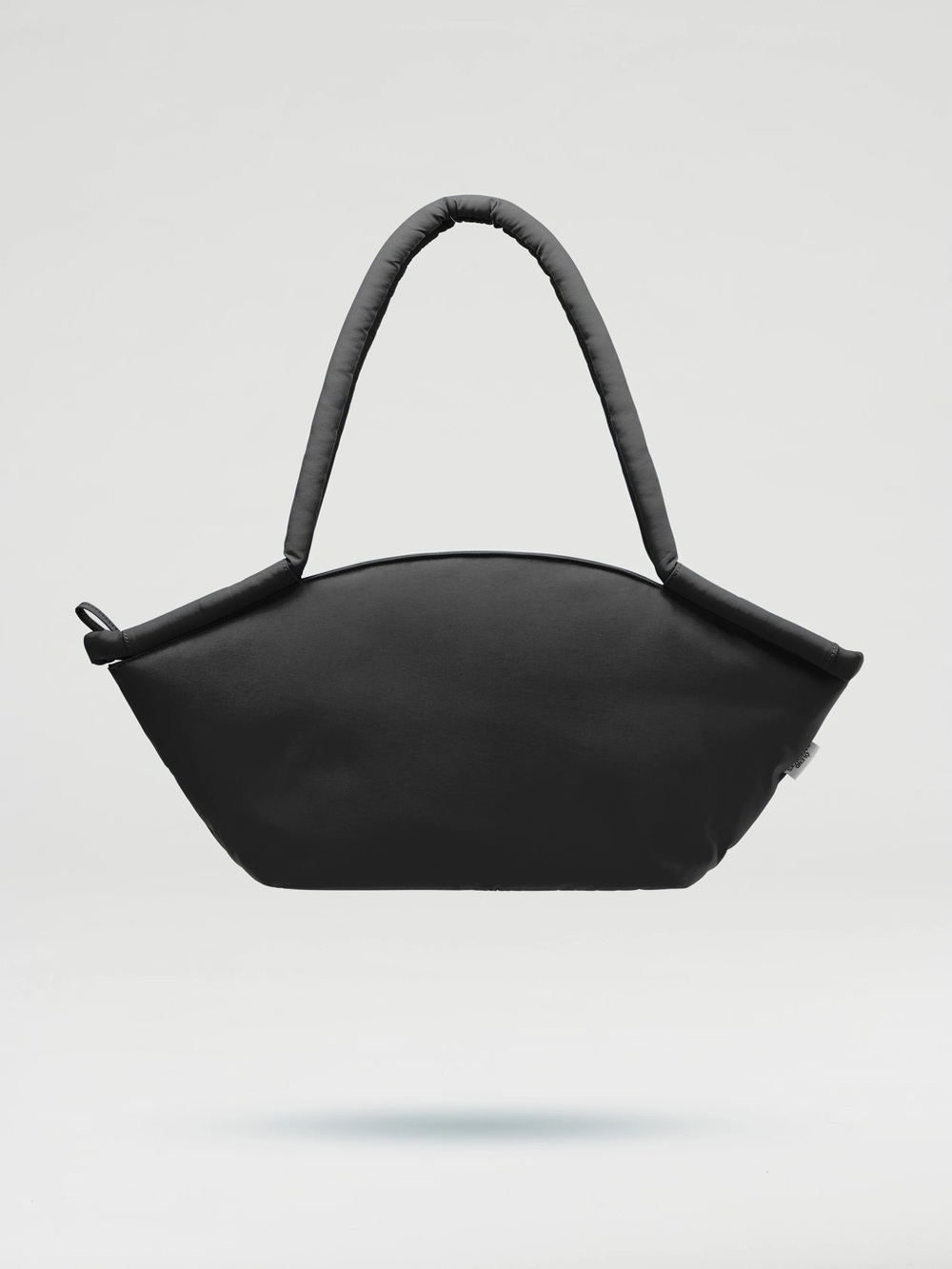 Olend Black Padded Handle Shoulder Bag - Minimal Women’s Tote